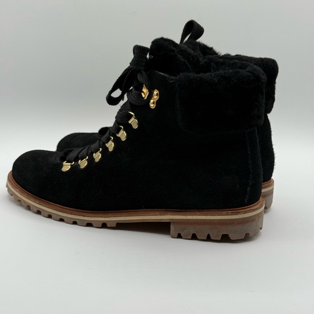 Eliana For Harris Black Women's Sports Suede Lace-Up Ankle Boots Size 11 - Picture 3 of 16